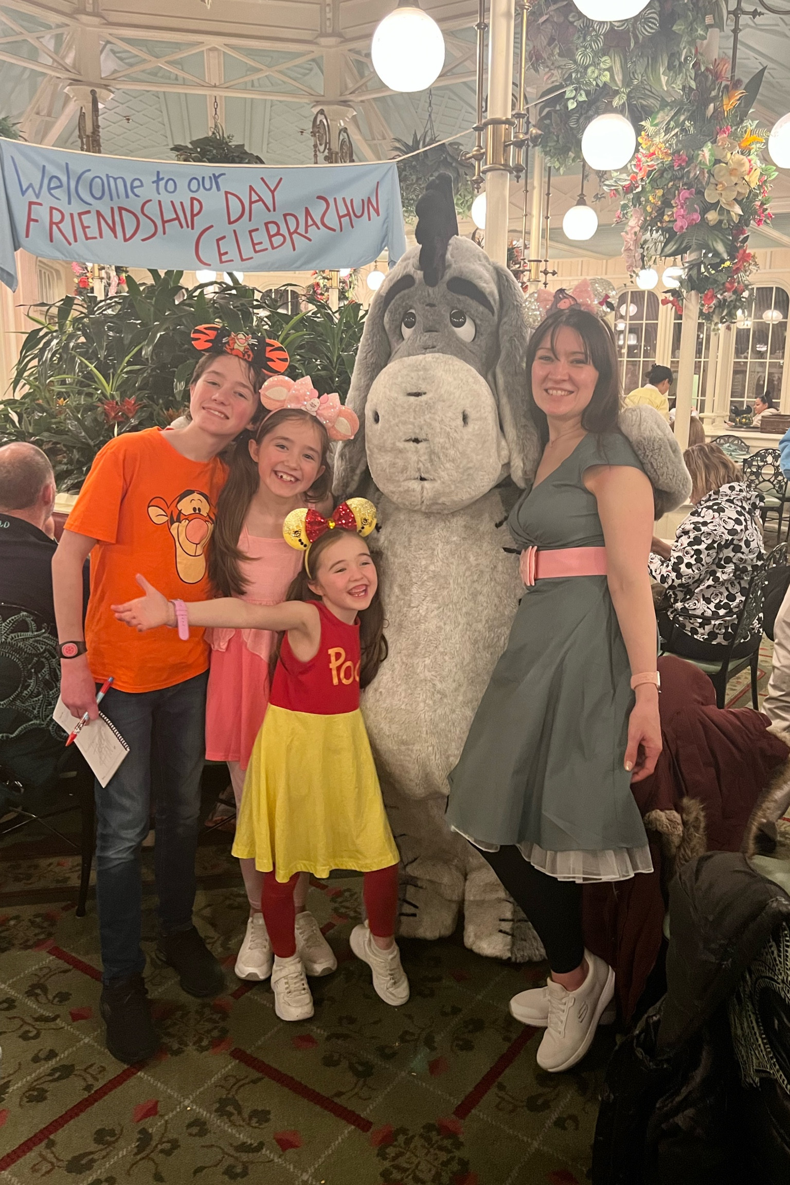 Winnie the Pooh group Disneybound for Crystal Palace character dining in the Magic Kingdom 🏰

#LTKfamily #LTKtravel #LTKsummer