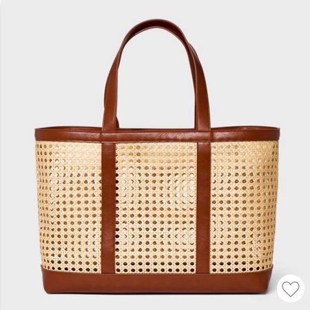 $35 cane perfection from Target!! A large tote to hold everything and also comes in a cute pop of yellow  

#LTKfindsunder50 #LTKstyletip #LTKSeasonal