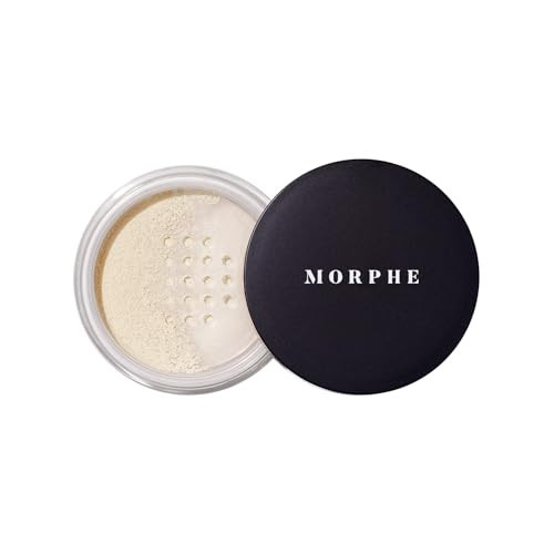Morphe Bake & Set Translucent Setting Powder - Lightweight, Talc-Free Finishing Powder for Face Makeup with a Soft, Natural Finish - Minimizes Shine for Up to 24HR - Translucent (0.31 oz) | Amazon (US)