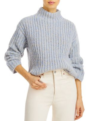 Ribbed Mock Turtleneck Sweater - Exclusive | Bloomingdale's (US)
