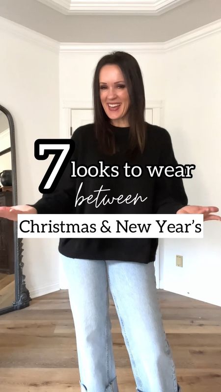Shopping my closet to style 7 looks to wear between that week between Christmas &  New Year’s!

#LTKunder50 #LTKunder100 #LTKstyletip