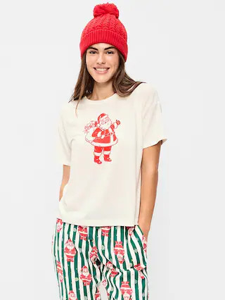 Short-Sleeve Graphic Pajama T-Shirt | Old Navy (US)