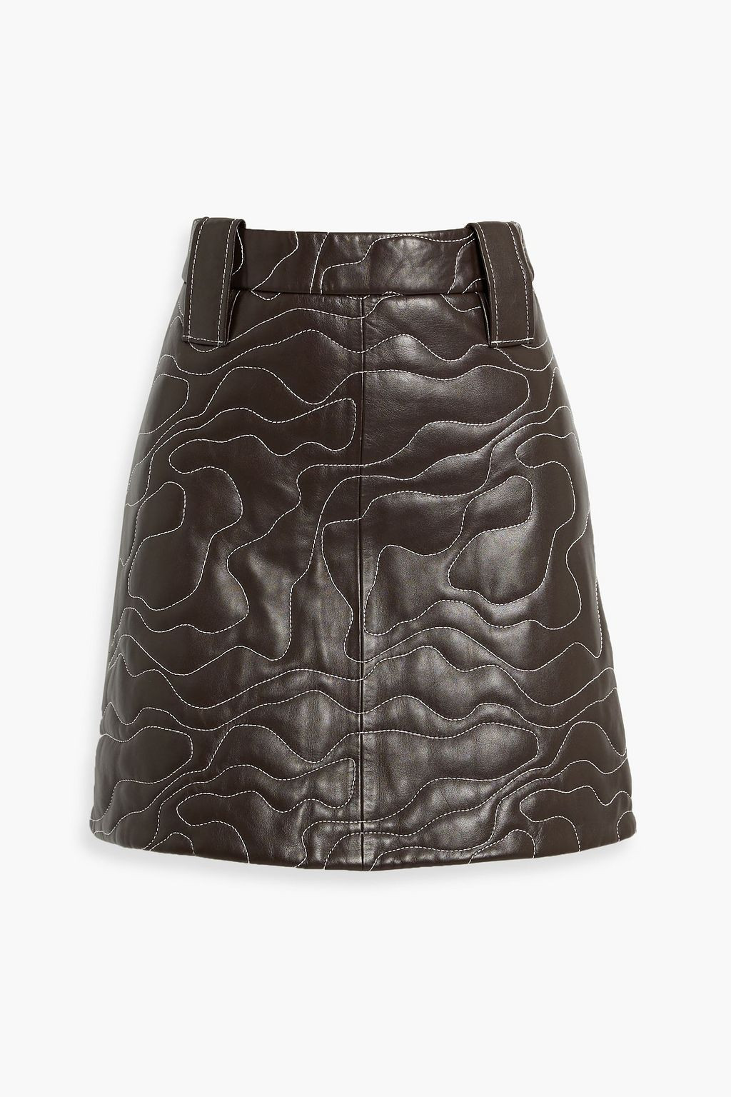 Quilted leather mini skirt | The Outnet (US and CA)