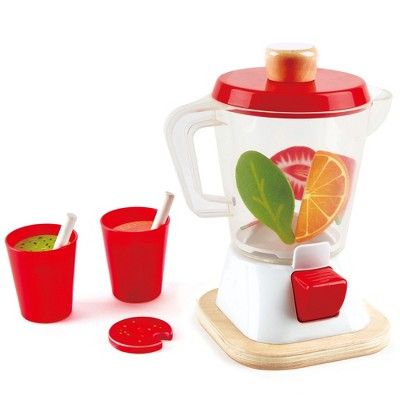 Hape E3158 Fruit Smoothie Blender Machine Kids Wooden Pretend Kitchen Appliance Play Set Toy with... | Target