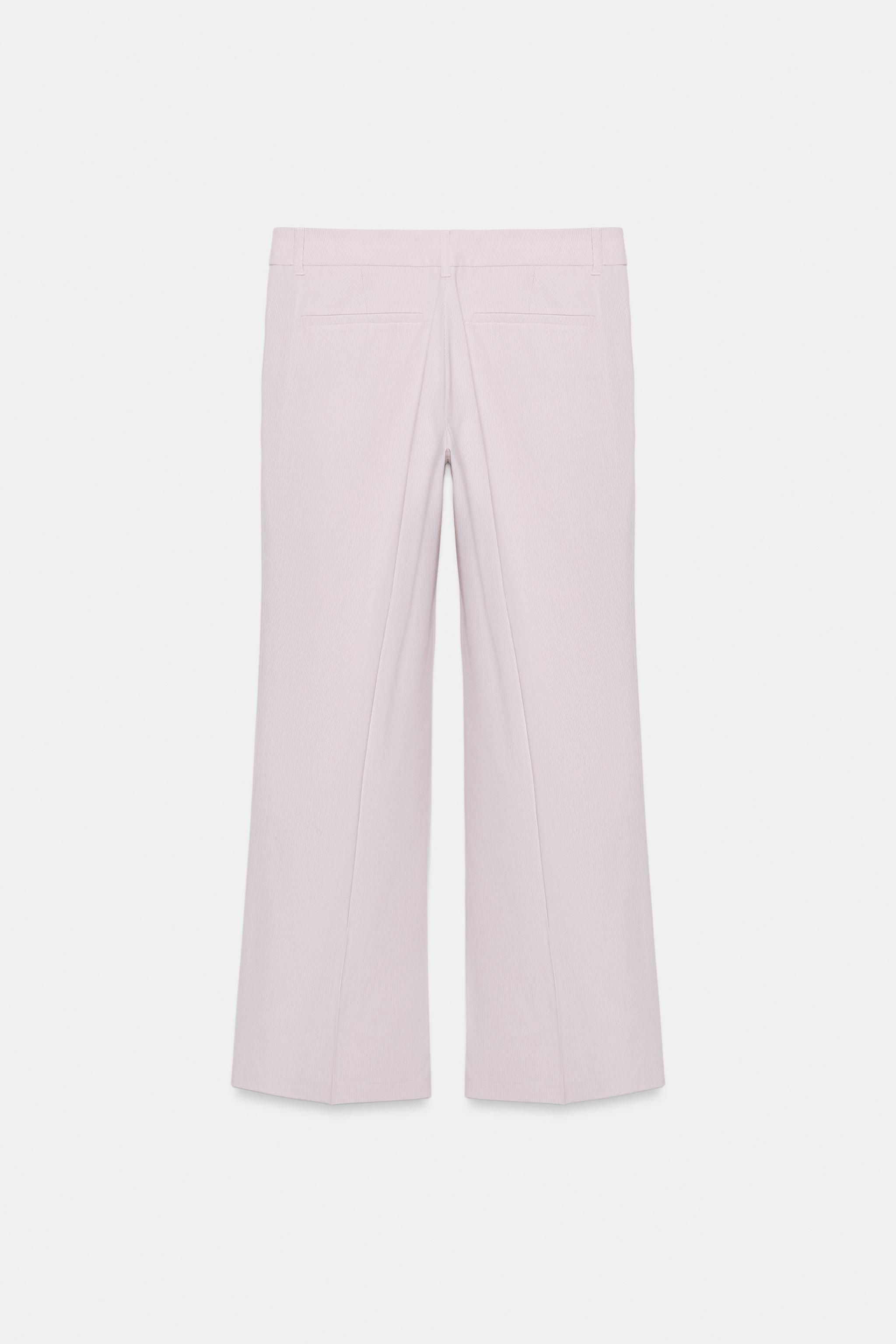 LOW-RISE STRAIGHT-LEG TROUSERS | Zara UK