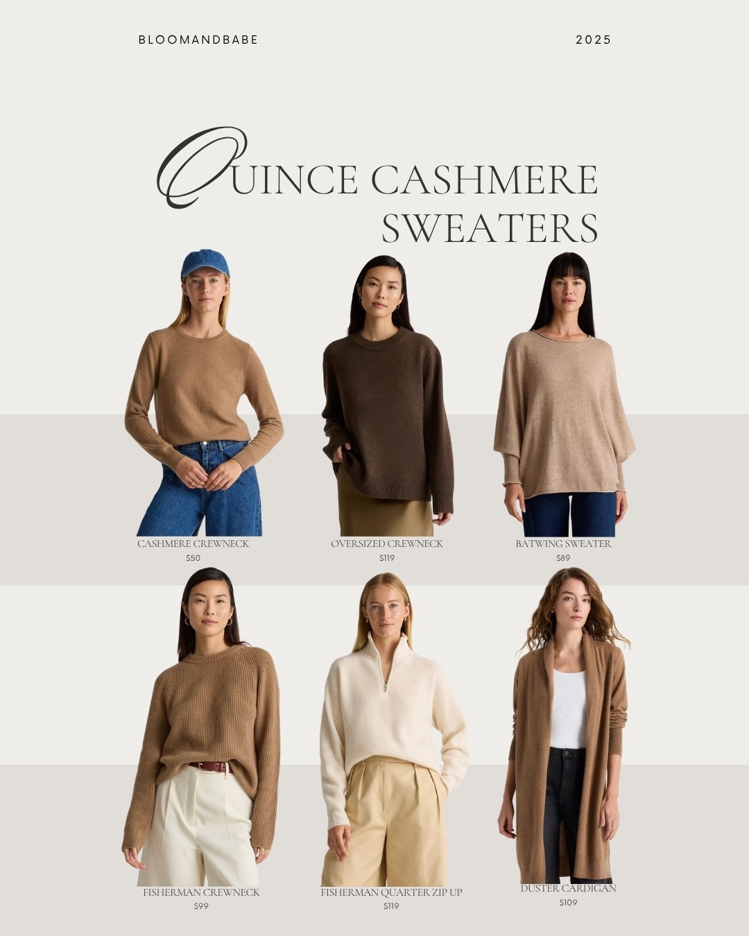 Quince cashmere sweaters are my forever favorite. So soft, timeless, and the kind of cozy you reach for every single day. 

#LTKSeasonal #LTKWorkwear #LTKStyleTip