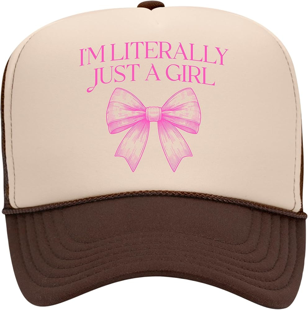 I'm Literally Just A Girl Trucker Hat | Cute Cowboy Cowgirl Western Funny | Premium Mesh Foam Sna... | Amazon (US)