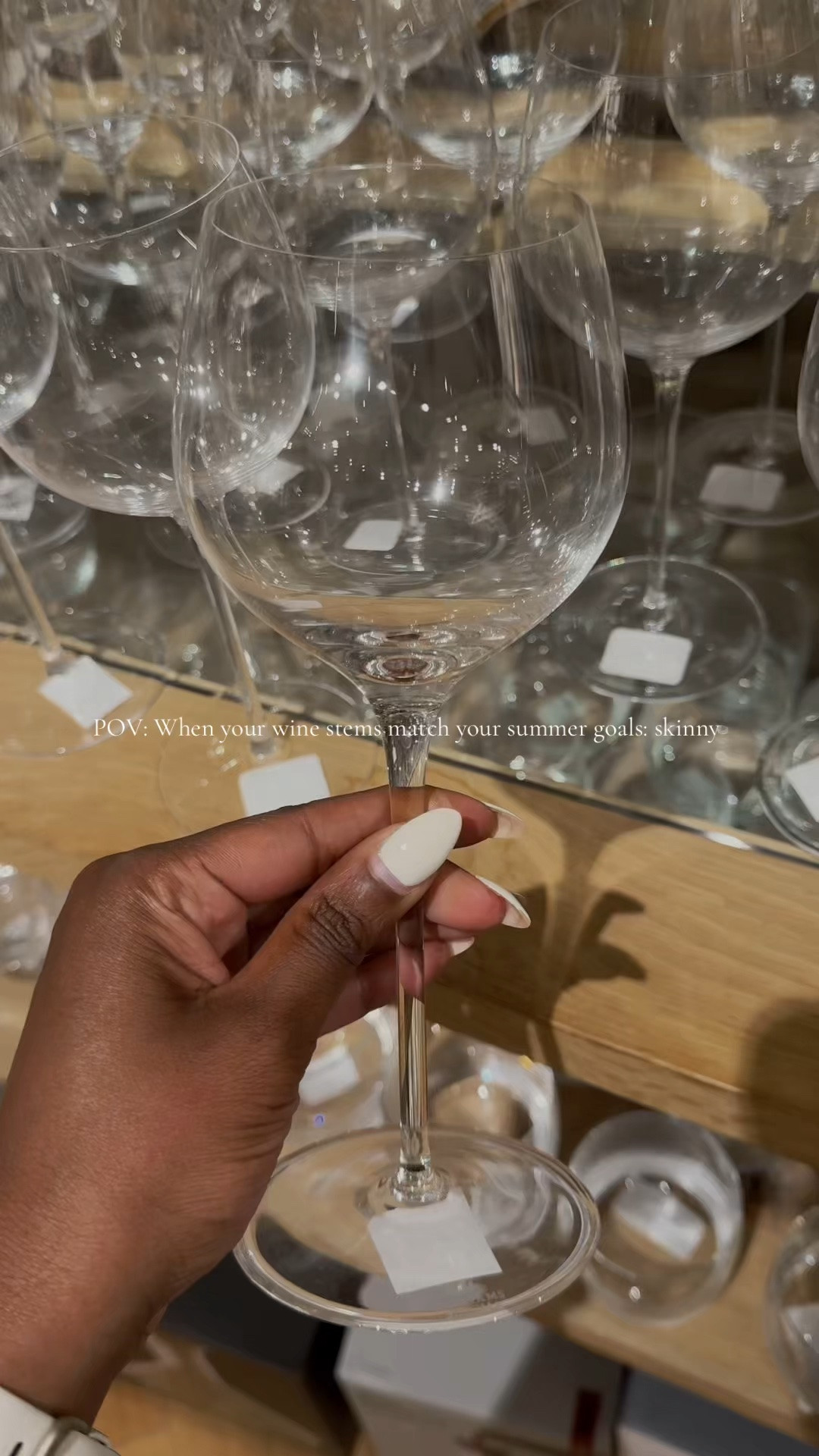 My wine glass pet peeve is when they feel too flimsy — pretty, but stressful to actually use and wash. 

These wine glasses have that elevated skinny stem look while still feeling durable in hand. Perfect for everyday pours, hosting, or making your tablescape feel instantly more luxe. 🍷✨

#LTKHome #LTKFinds #WilliamsSonoma #WineGlasses #Glassware #HomeDecorFinds #Tablescape #HostingEssentials #KitchenAesthetic #wine #wineglass

#LTKHome #LTKfoodie