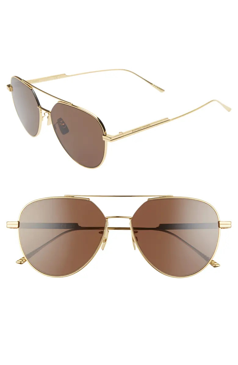 57mm Aviator Sunglasses | Nordstrom