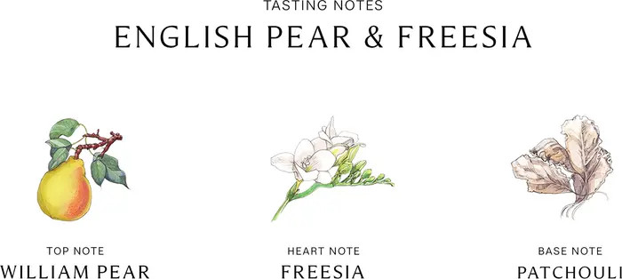 English Pear & Freesia Scented Home Candle | Nordstrom