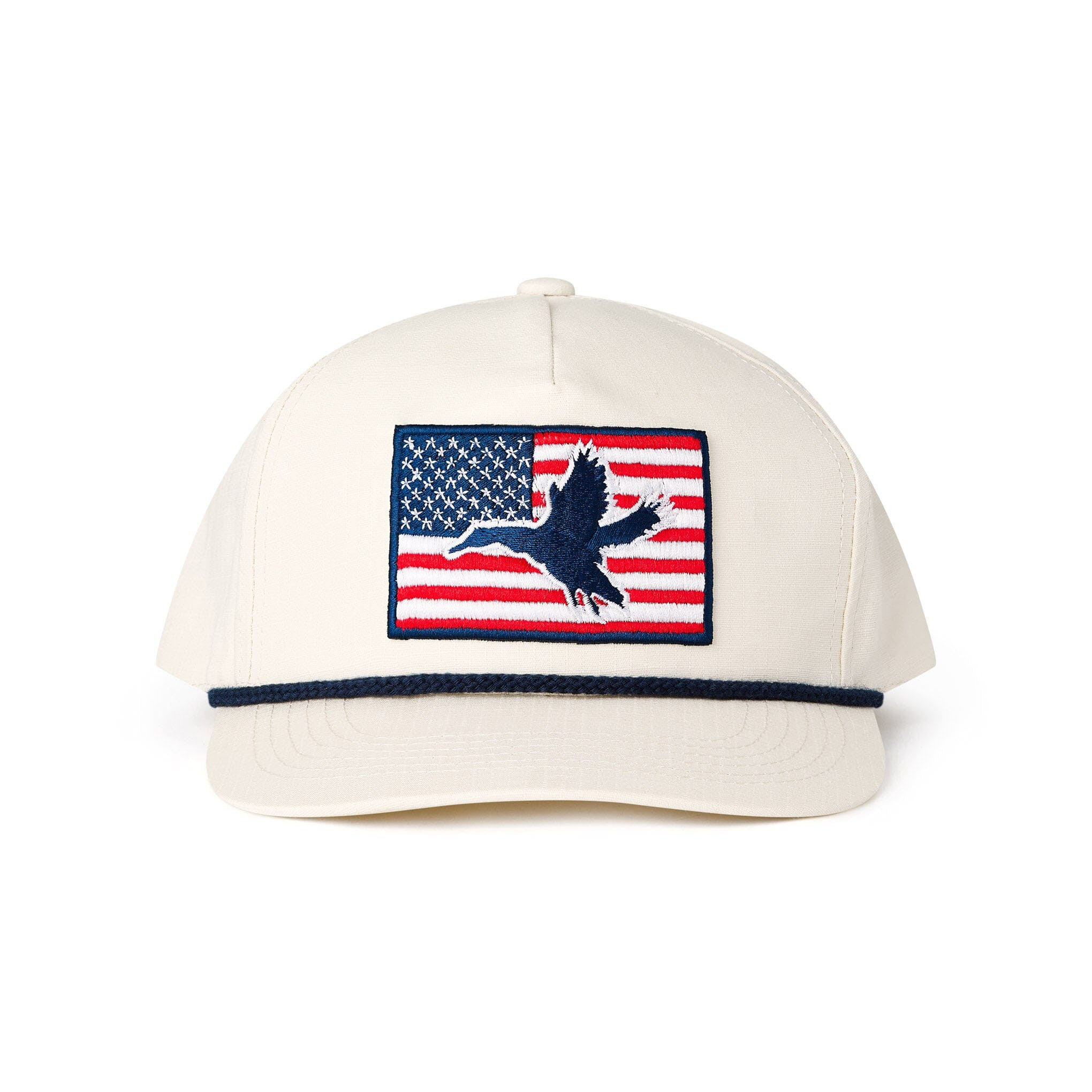American Flag Duck Cap - Putty | Hunting Hat | BURLEBO | BURLEBO
