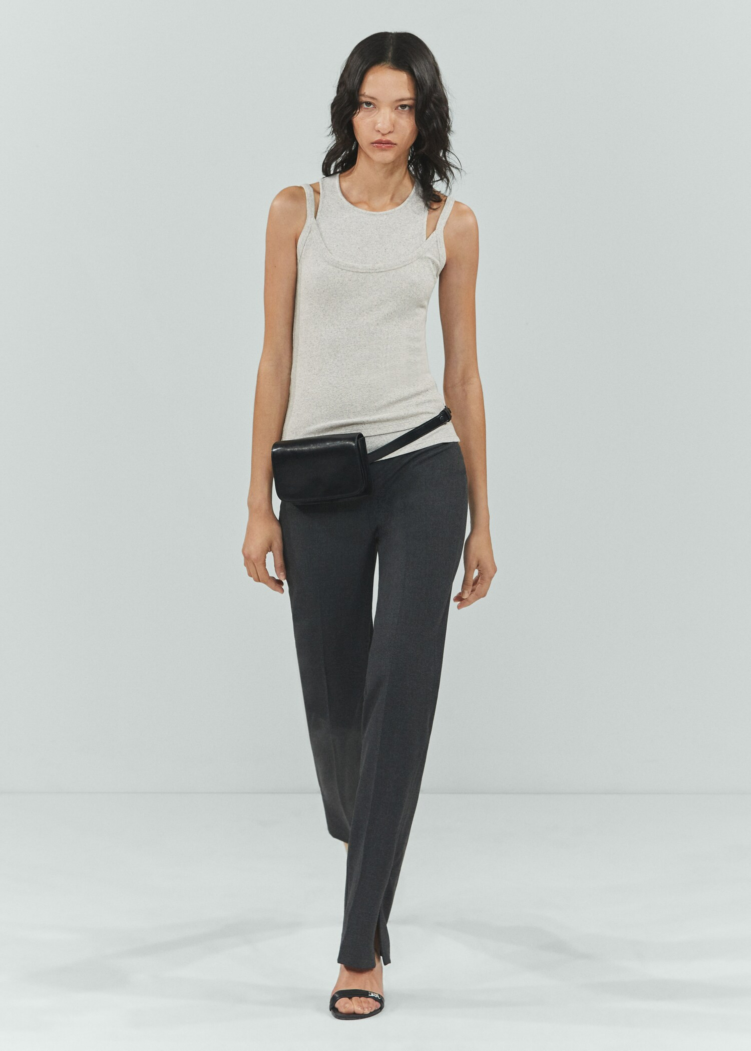 Strapless halter neck top | MANGO (US)