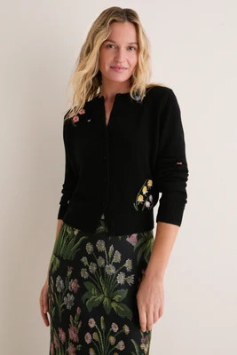 Floral Embroidered Potter Cardigan | Tuckernuck (US)
