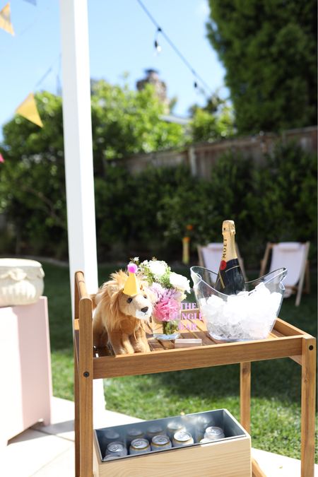 Outdoor bar cart for backyard party 

#LTKhome #LTKparties #LTKfamily