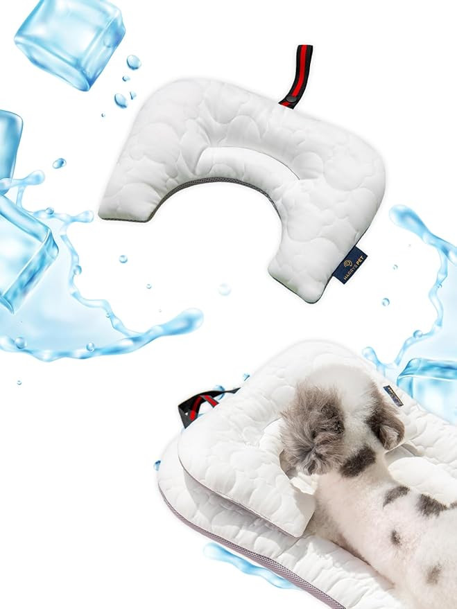 Ice Coolier Bolster, Berry White Edition, Pet Cushion, Pet Stroller Mattress, Dog Cooling Cushion... | Amazon (US)