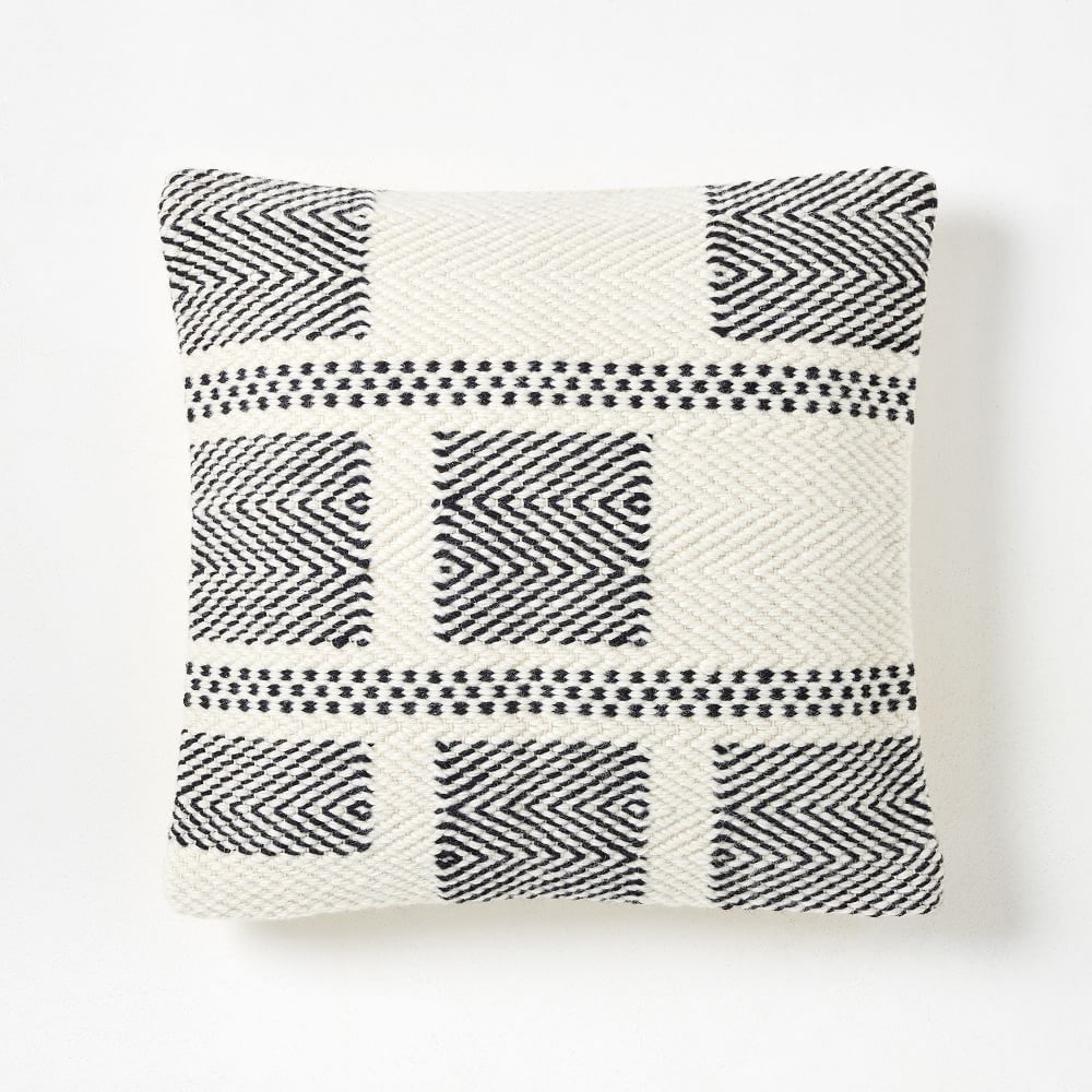 Woven Mixed Blocks Pillow Cover | West Elm (US)