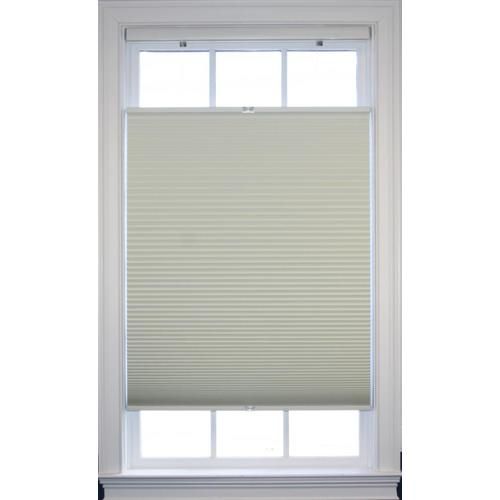 allen + roth Top Down Bottom Up 39.5-in x 72-in Cream Blackout Cordless Cellular Shade | Lowe's