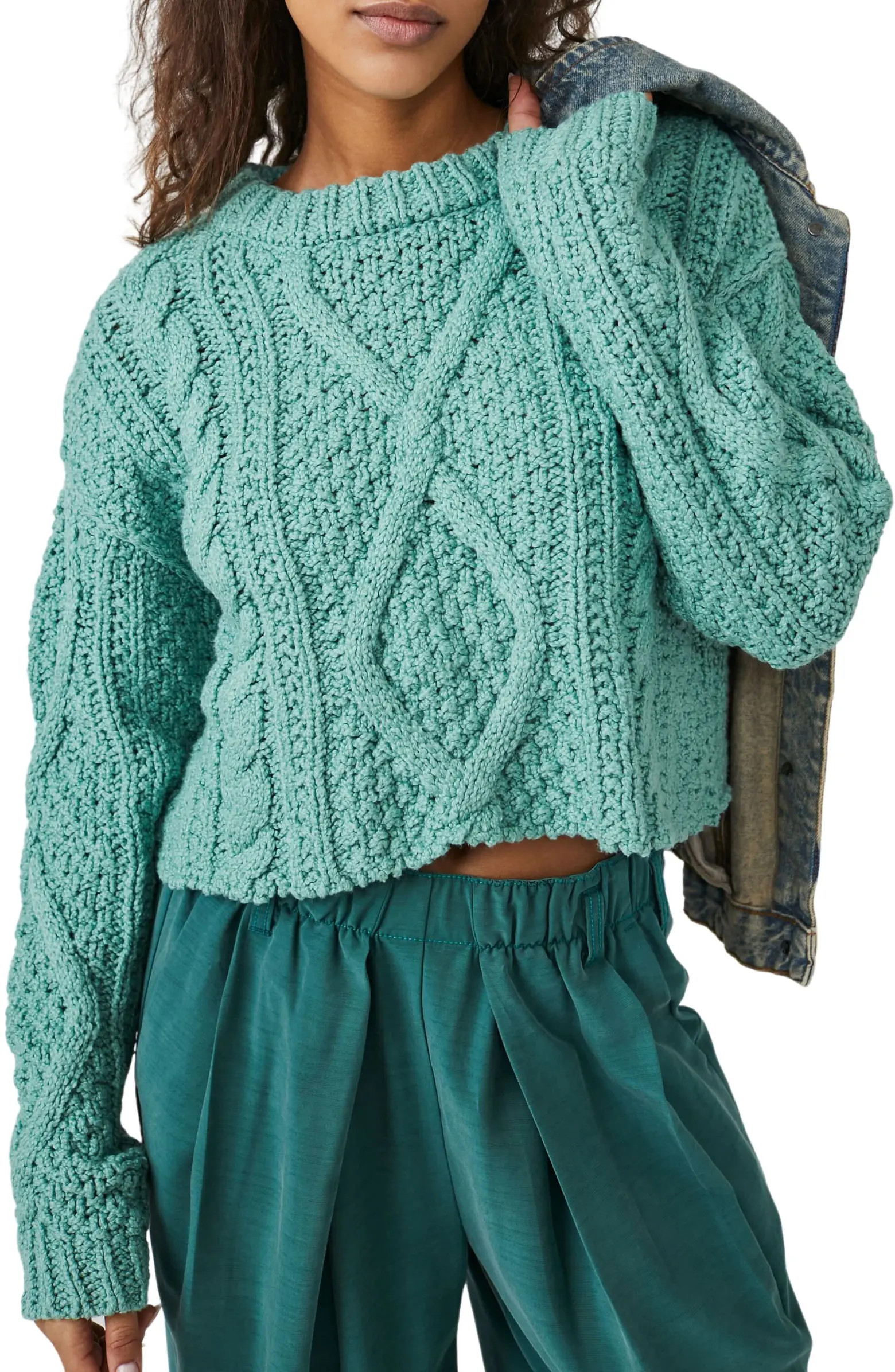 Cutting Edge Cotton Cable Sweater | Nordstrom