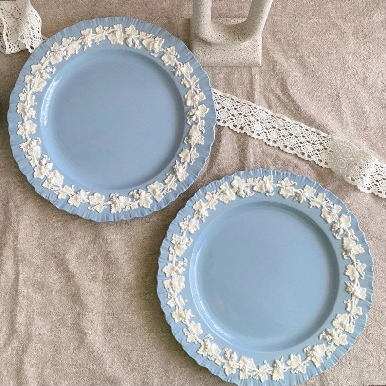 Wedgwood Queensware Cream on Lavender Bread Plate / Antique Plate - Etsy | Etsy (US)