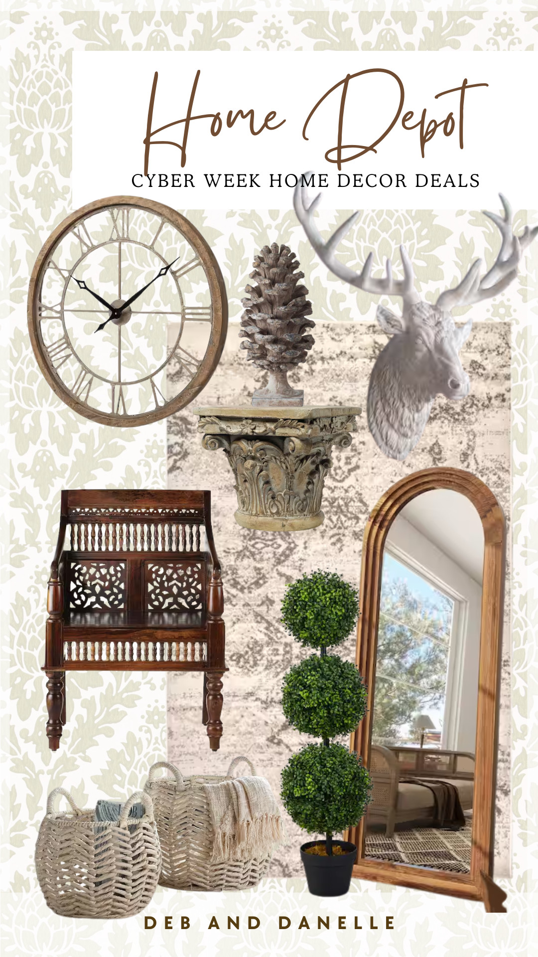 Cyber Monday deals at the @HomeDepot are spilling over into this week with some great neutral home decor finds at great prices! Here are some of my favorite finds from this sale.  

 #LTKHoliday #LTKHome #LTKSaleAlert