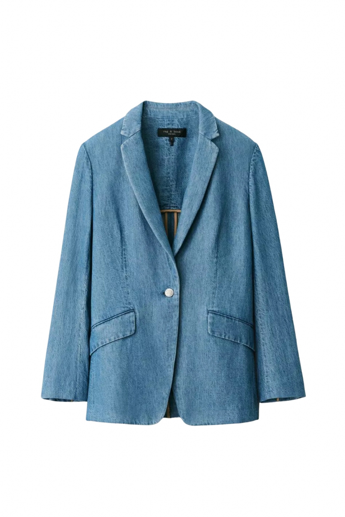 Linen denim blazer I am obsessed with!! It’s the perfect spring summer outfit staple. Not to mention it’s on MAJOR SALE