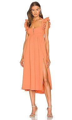 LPA Auburn Dress in Coral from Revolve.com | Revolve Clothing (Global)