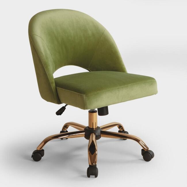 Green Velvet Cosmo Upholstered Office Chair
							var ensTmplname="Green Velvet Cosmo Upholstere... | World Market