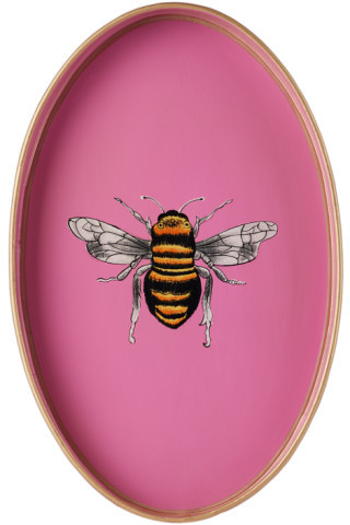 Pink & Gold Fauna Tray | SSENSE
