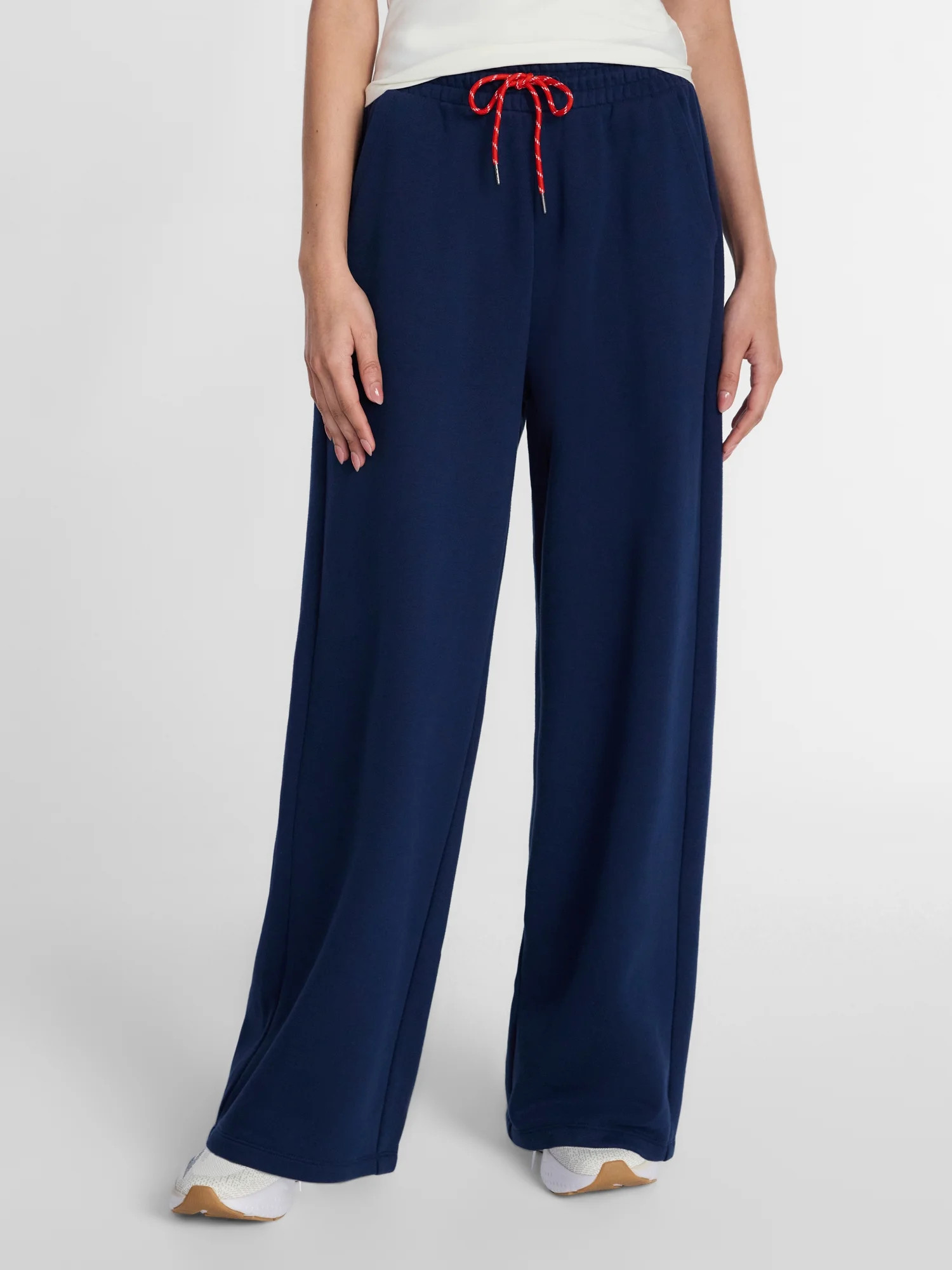 Athletic Works Women's Wide Leg Fleece Pants, 30'' Inseam, Sizes XS-XXXL - Walmart.com | Walmart (US)