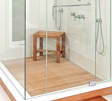 Sky Teak Shower Bench | Pottery Barn (US)