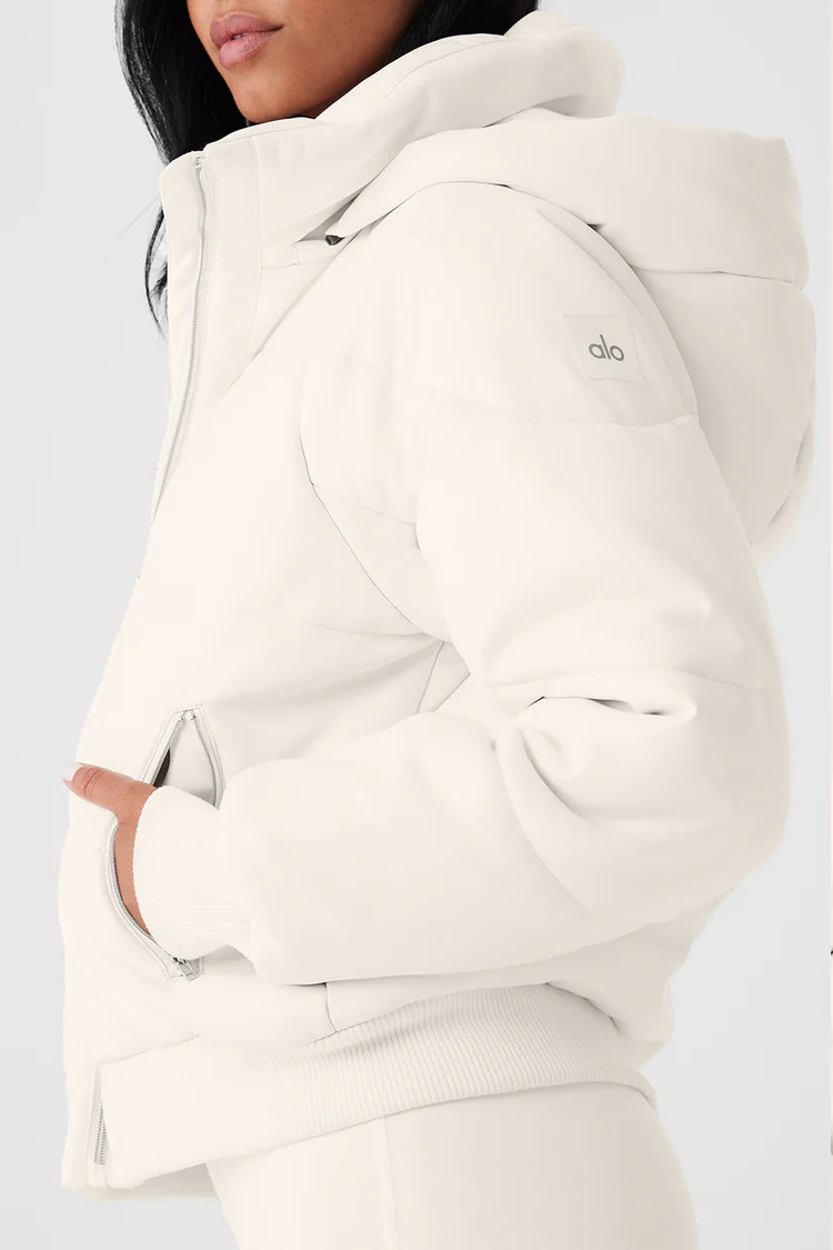 Faux Leather Boss Puffer | Alo Yoga (US)