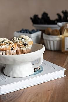 Creative Co-Op Stoneware Bowl w Reactive Glaze, Décor, Matte White,12 ounces | Amazon (US)