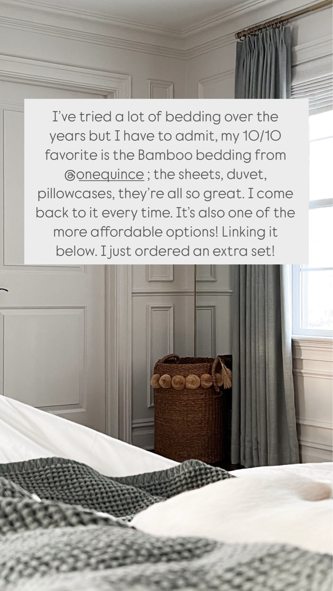 I’ve tried a lot of bedding over the years but I have to admit, my 10/10 favorite is the Bamboo bedding from @onequince ; the sheets, duvet, pillowcases, they’re all so great. I come back to it every time. It’s also one of the more affordable options! Linking it below. I just ordered an extra set!

#LTKHome #LTKSeasonal #LTKStyleTip