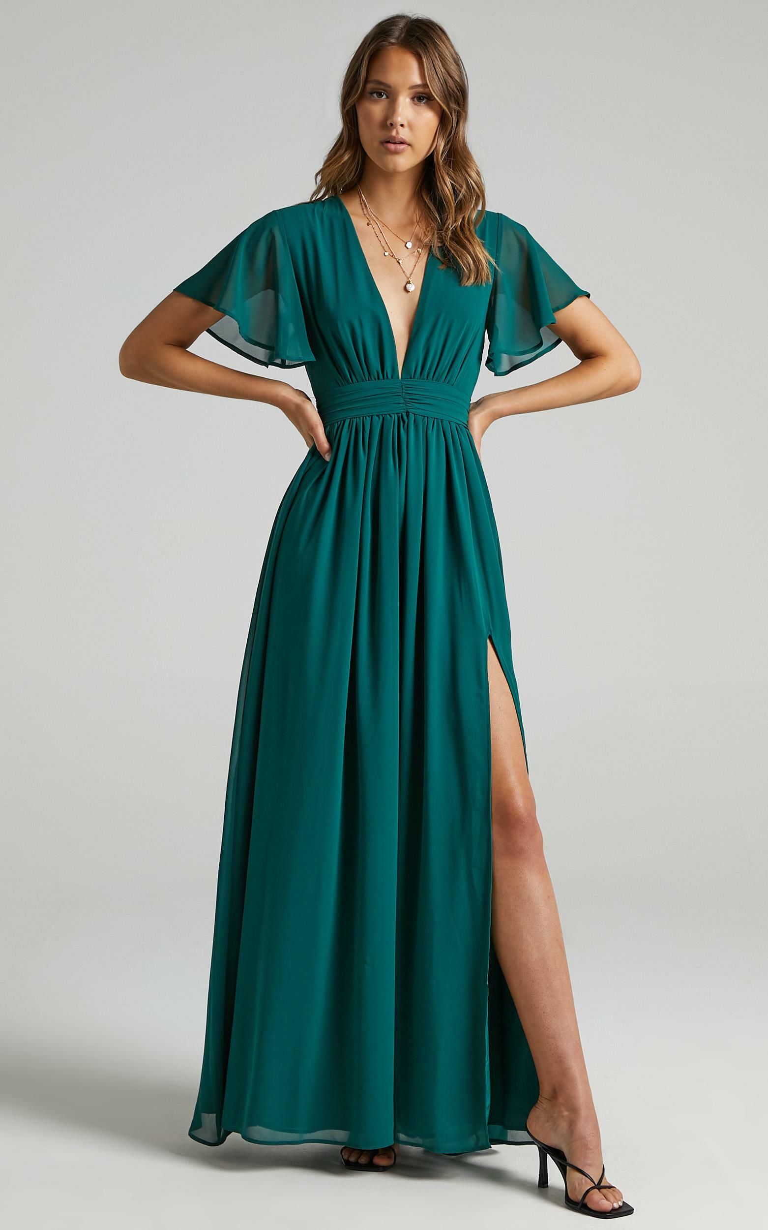 December Dress in Emerald | Showpo - deactived