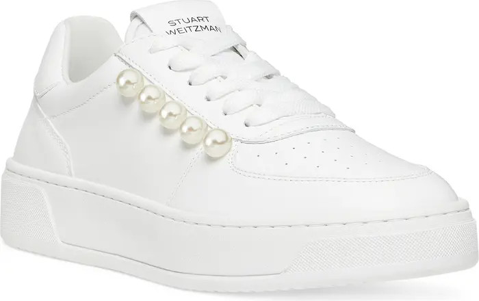 Stuart Weitzman Courtside Pearl Sneaker (Women) | Nordstromrack | Nordstrom Rack