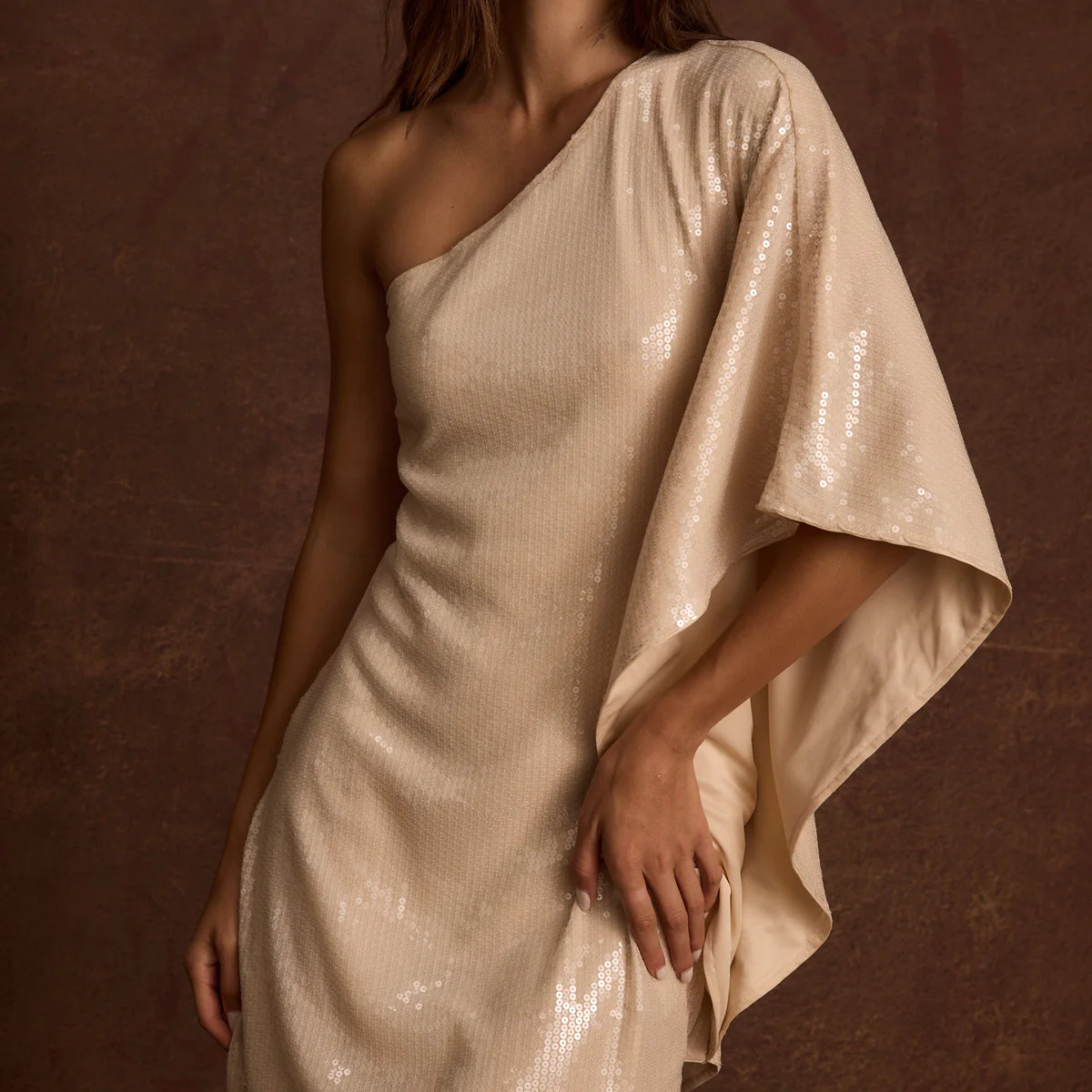 Heiress Blush Sequin Mini Dress | 12th Tribe