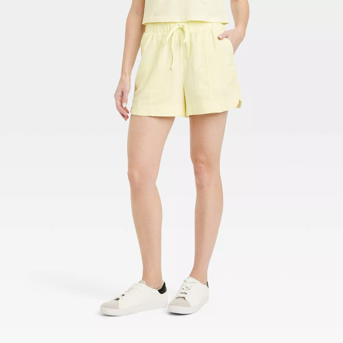 Women's High-Rise Linen Pull-On Shorts - Universal Thread™ | Target