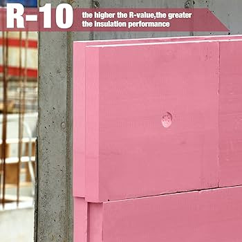 2 Pieces Pink Insulation Foam 15" x 12" 2" Thick Insulation Board Insulating XPS Foam Board for H... | Amazon (US)