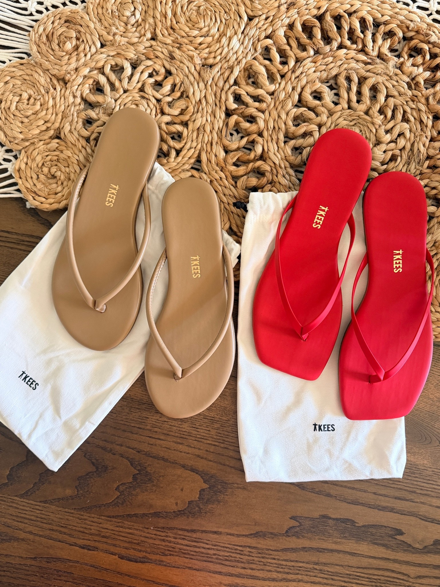 These are my favorite flip flops & the pair I keep coming back to year after year because they’re comfortable, cute & hold up so well. Also loving that nude sandals continue to trend because they truly go with everything & help create a longer leg line. If neutrals aren’t your thing, bright flip flops are having a major moment this summer too, especially red.

tkees - tkees flip flops - nude sandals - summer sandals - red sandals - summer shoe trends - comfortable sandals - vacation style - beach vacation outfit - resort wear - casual summer outfit - elevated basics - capsule wardrobe - coastal style - effortless style - everyday outfit - mom style - neutral outfit - travel essentials - vacation essentials - summer wardrobe - chic summer style - old money style - minimalist style - outfit inspiration - summer outfit ideas - fashion finds - LTK style - LTK fashion - summer trends - beach style - poolside style - warm weather outfits

#LTKootd #LTKU #LTKActive