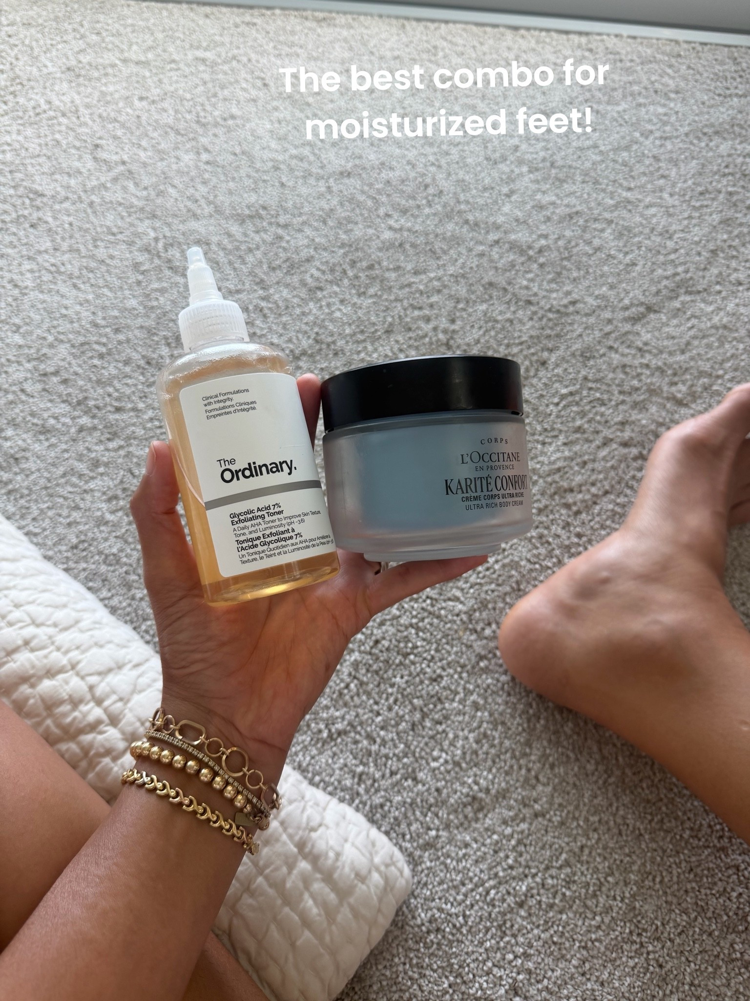 Glicolic acid first, then moisturizer, then socks. @loccitane

#LTKSeasonal #LTKU #LTKBeauty