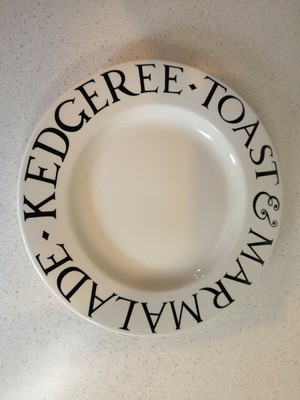 Emma Bridgewater Toast & Marmalade Kedgeree Black Salad Plate New With Tag   | eBay | eBay US
