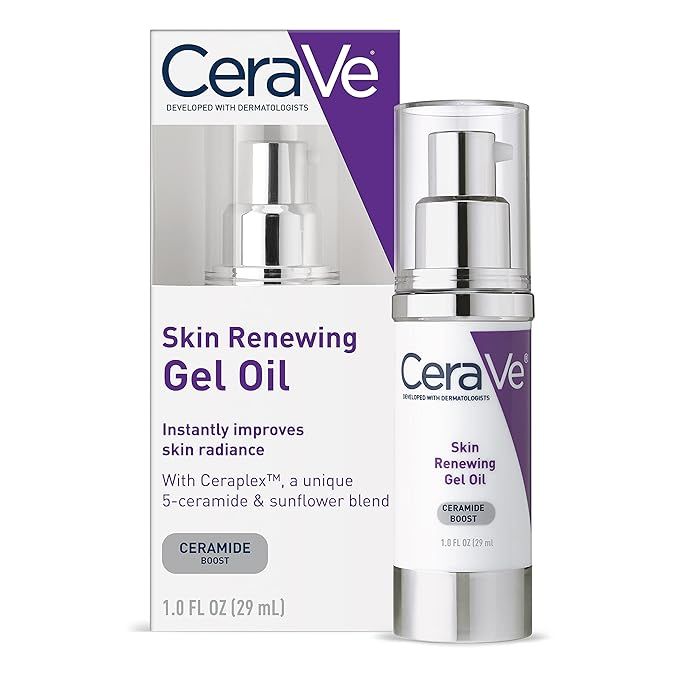 CeraVe Anti Aging Gel Serum for Face to Boost Hydration | With Ceramide Complex, Sunflower Oil, a... | Amazon (US)