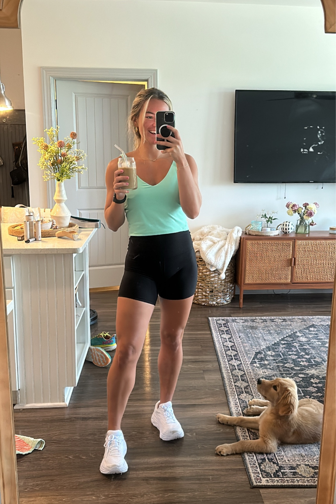 Workout outfit!! Amazon top and lululemon shorts!! Hoka shoes!! 

#LTKFind #LTKbeauty #LTKfamily