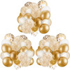 Click for more info about 60 Pack Gold Balloons + Gold Confetti Balloons w/Ribbon | Balloons Gold | Gold Balloon | Gold Lat...