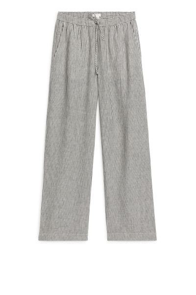 Linen Drawstring Trousers | H&M (UK, MY, IN, SG, PH, TW, HK)