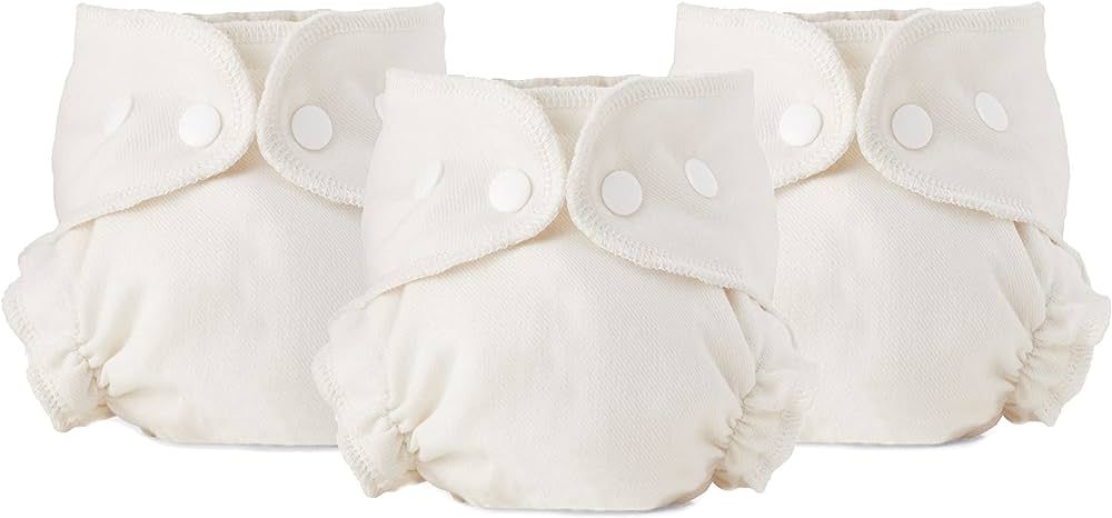 Esembly Cloth Diaper Inner, Trim-Fitting, Certified Organic Cotton, Reusable and Absorbent Leak-P... | Amazon (US)