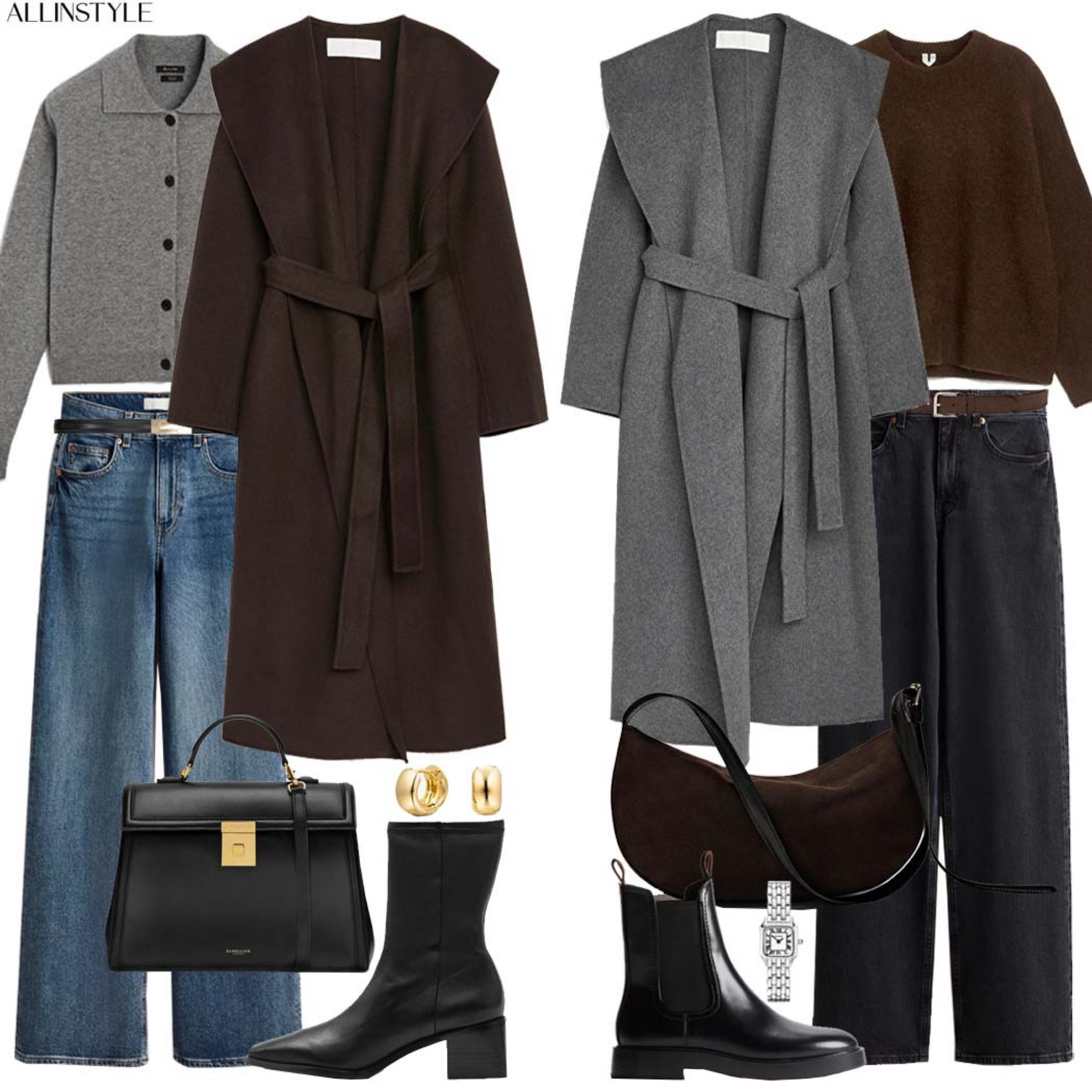 Ways to wear brown and grey coat 

#LTKautumn #LTKstyletip #LTKuk