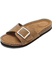 Project Cloud 100% Genuine Leather Sandals Women Dressy Beach Essentials Slides for Women Footwea... | Amazon (US)