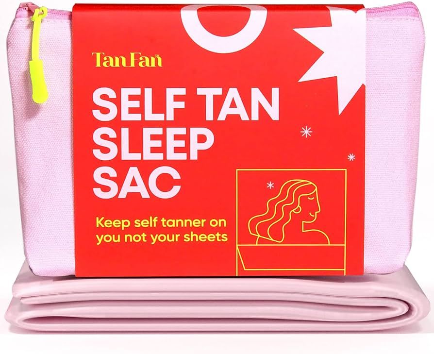 Self Tan Sleep Sac - Keep Sheets Clean from Self Tanner Stains - 100% Cooling Silky Poly Sleeping... | Amazon (US)