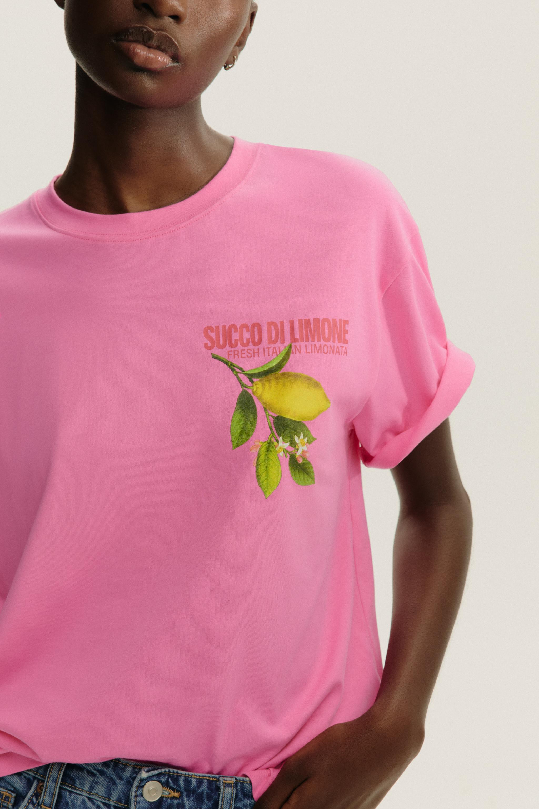 LEMON PRINT T-SHIRT | Zara UK